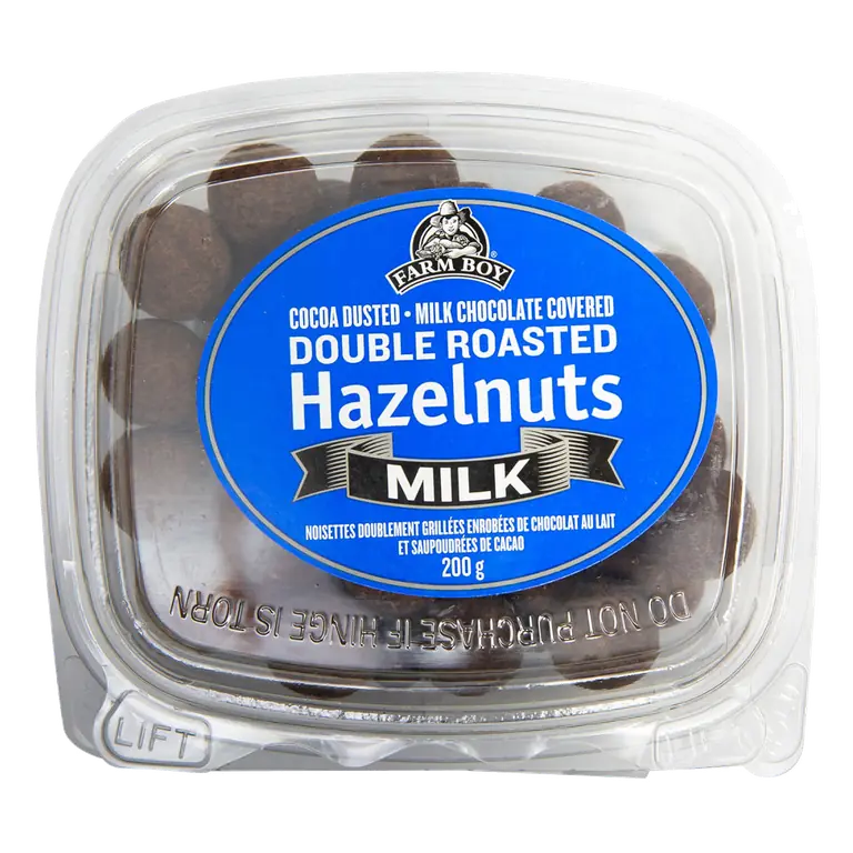 Farm Boy™ Milk Chocolate Covered Double Roasted Hazelnuts (200 g)
