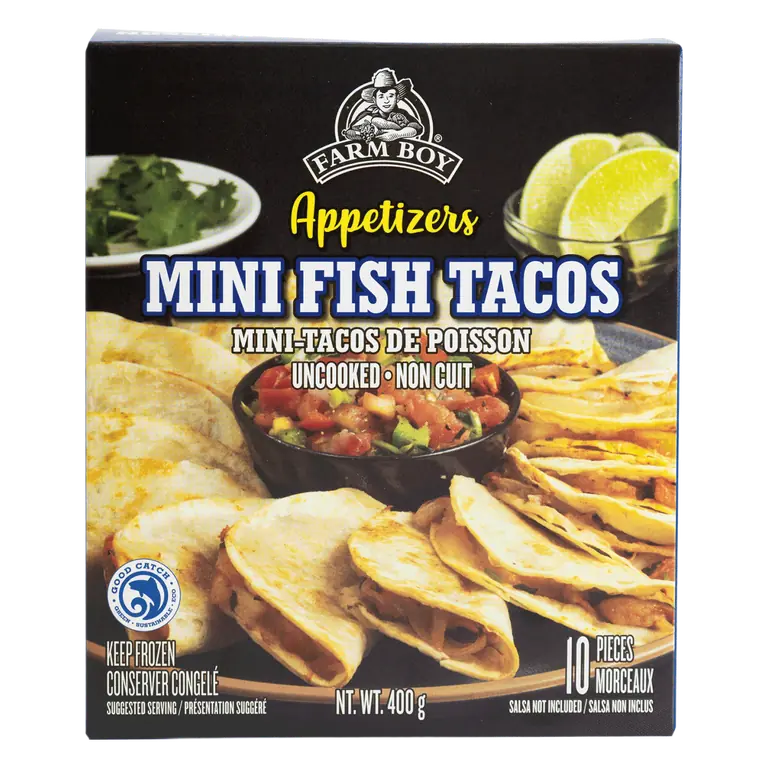Farm Boy™ Mini Fish Tacos Frozen Appetizer (400 g)