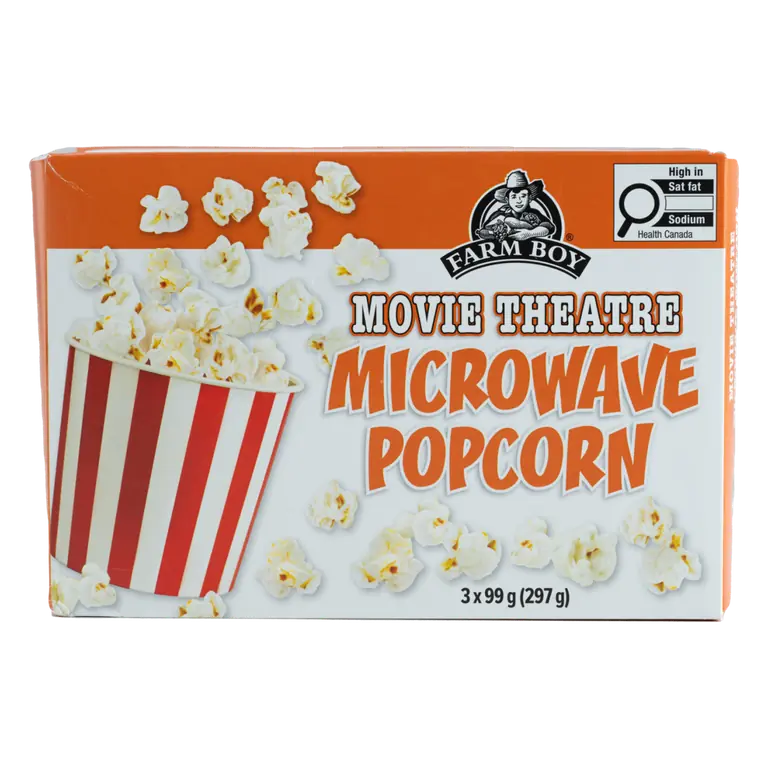 Farm Boy™ Movie Theater Microwave Popcorn (297 g)