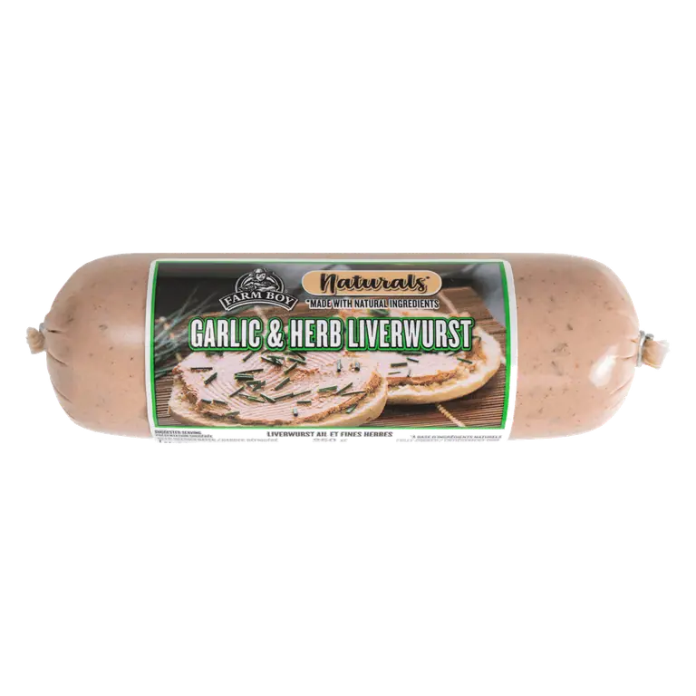 Farm Boy™ Naturals Garlic and Herb Liverwurst (250 g)