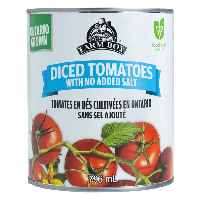 Farm Boy™ No Salt Added Diced Tomatoes (796 ml)