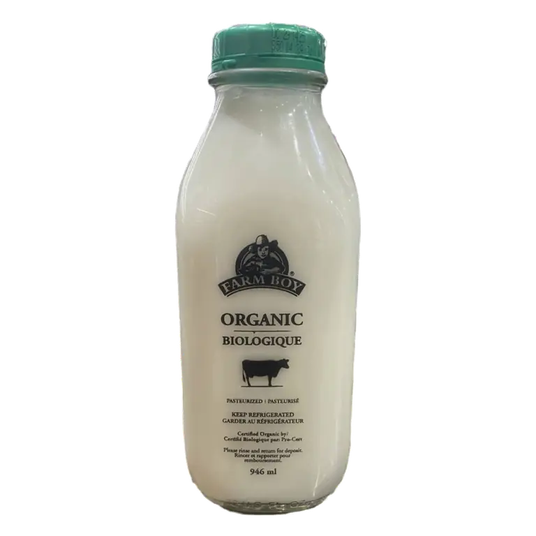 Farm Boy™ Organic 1% Partly Skimmed Milk (946 ml)