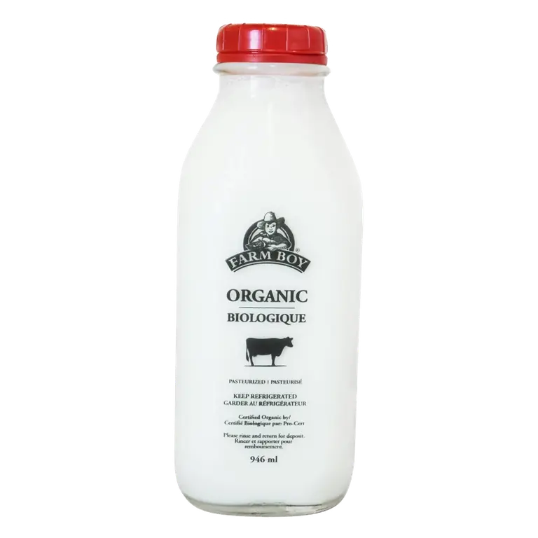 Farm Boy™ Organic 3.8% Whole Milk (946 ml)