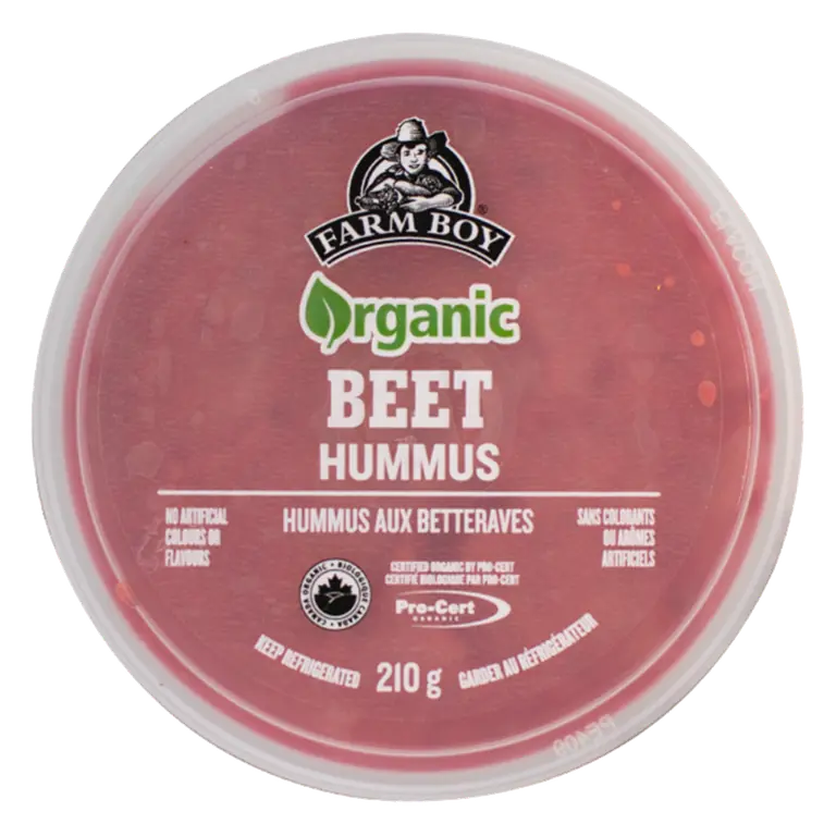 Farm Boy™ Organic Beet Hummus Dip (210 g)