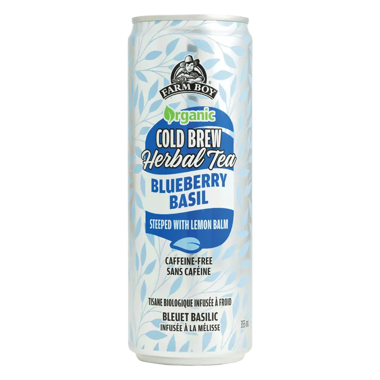 Farm Boy™ Organic Blueberry Basil Iced Tea (355 mL)