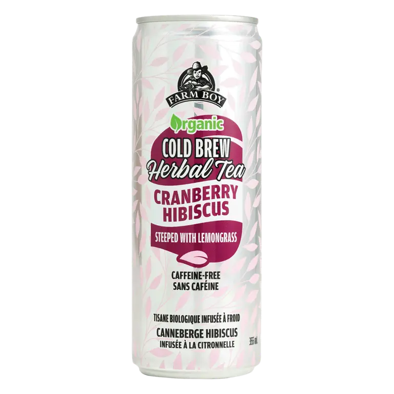 Farm Boy™ Organic Cranberry Hibiscus Iced Tea (355 mL)