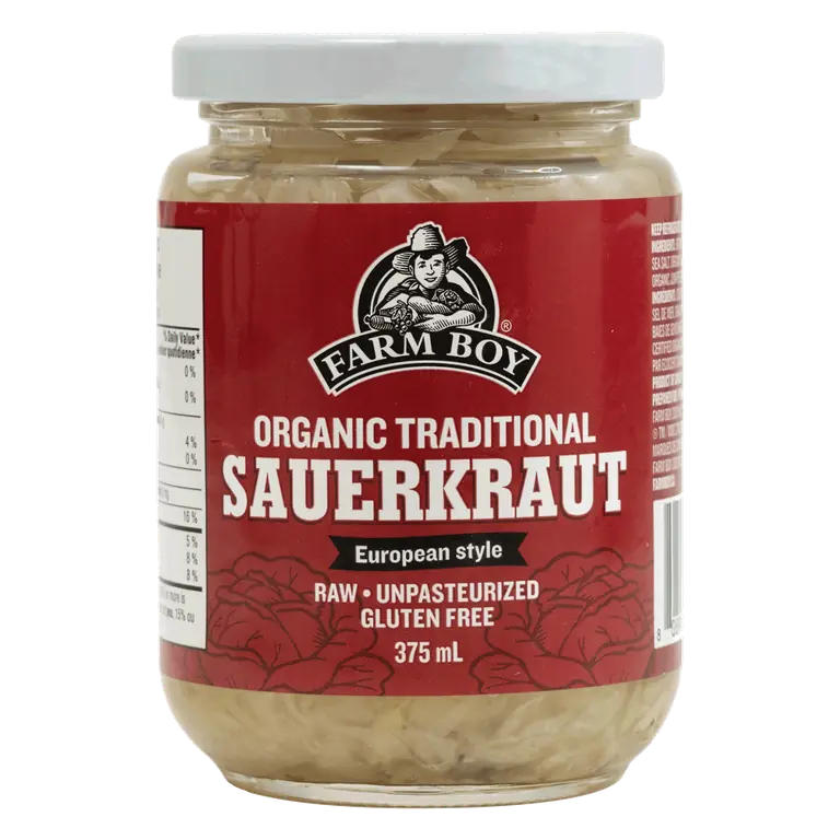 Farm Boy™ Organic Euro-Style Sauerkraut (375 ml)