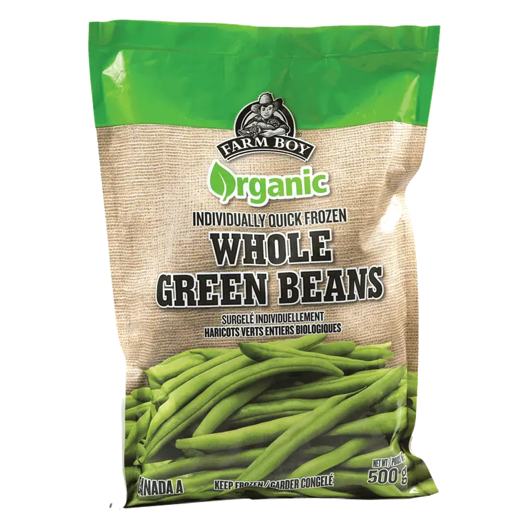Farm Boy™ Organic Green Beans Frozen Vegetables (500 g)