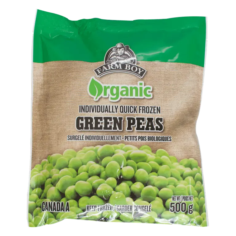 Farm Boy™ Organic Green Peas Frozen Vegetables (500 g)