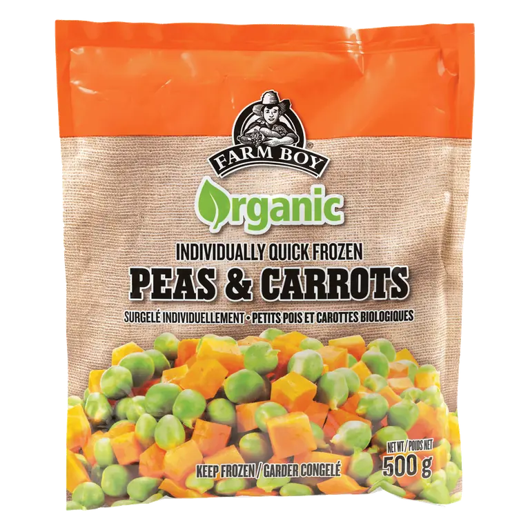 Farm Boy™ Organic Peas & Carrots Frozen Vegetables (500 g)