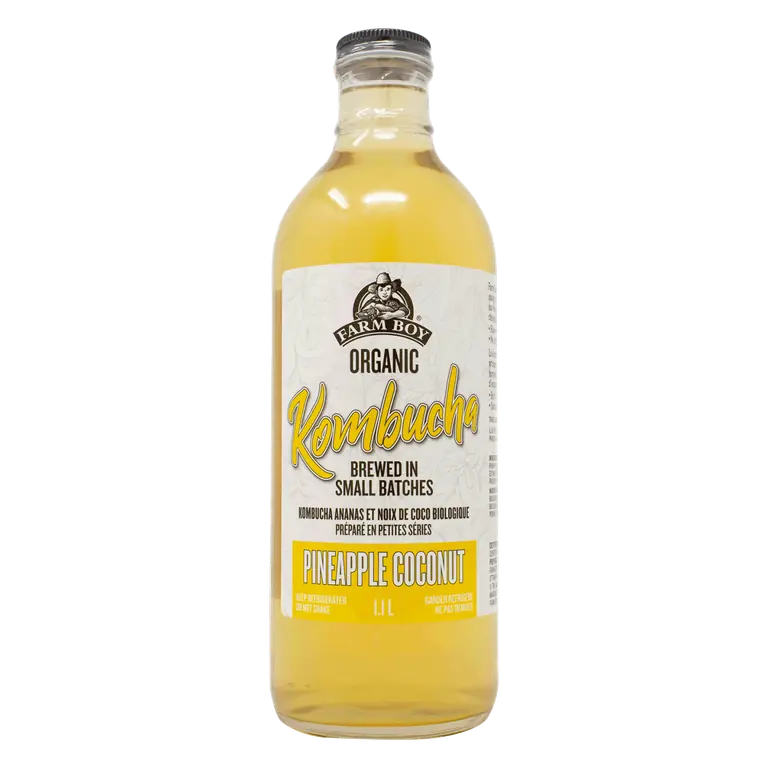 Farm Boy™ Organic Pineapple Coconut Kombucha (1.1 L)