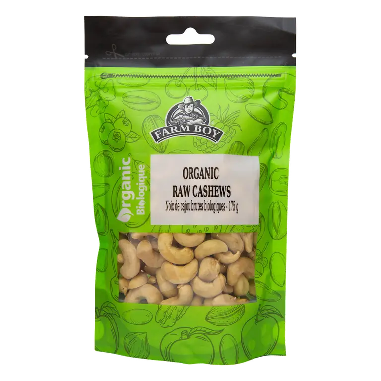 Farm Boy™ Organic Raw Cashews (175 g)
