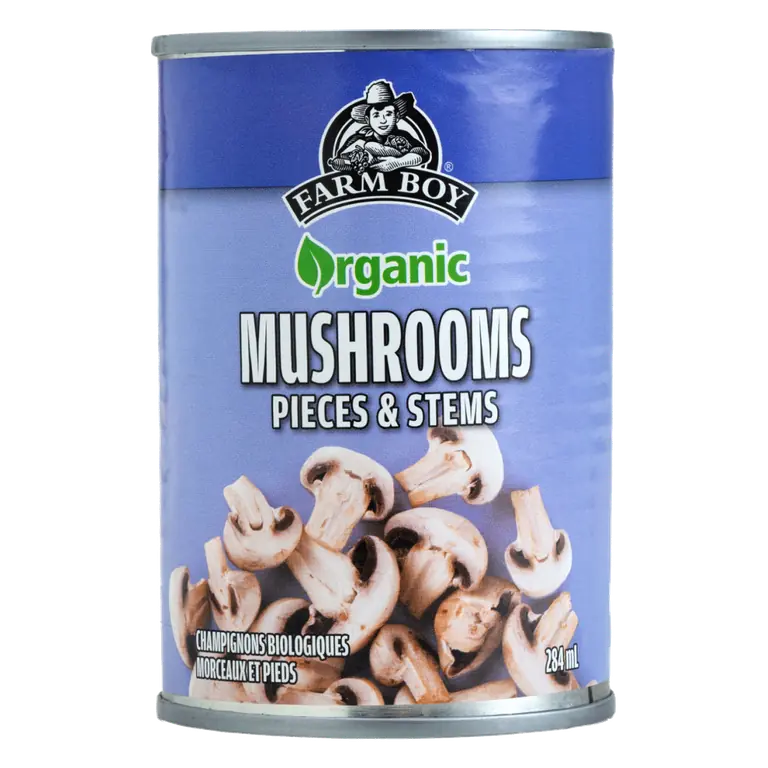 Farm Boy™ Organic Sliced Mushrooms (284 ml)