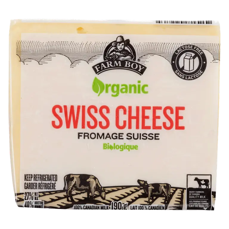 Farm Boy™ Organic Swiss Cheese (190 g)