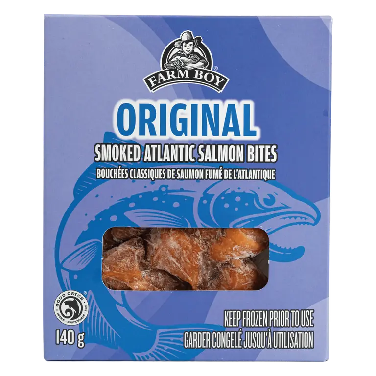 Farm Boy™ Original Smoked Atlantic Salmon Bites (140 g)