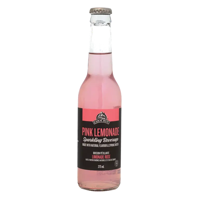 Farm Boy™ Pink Lemonade Sparkling Beverage (275 ml)
