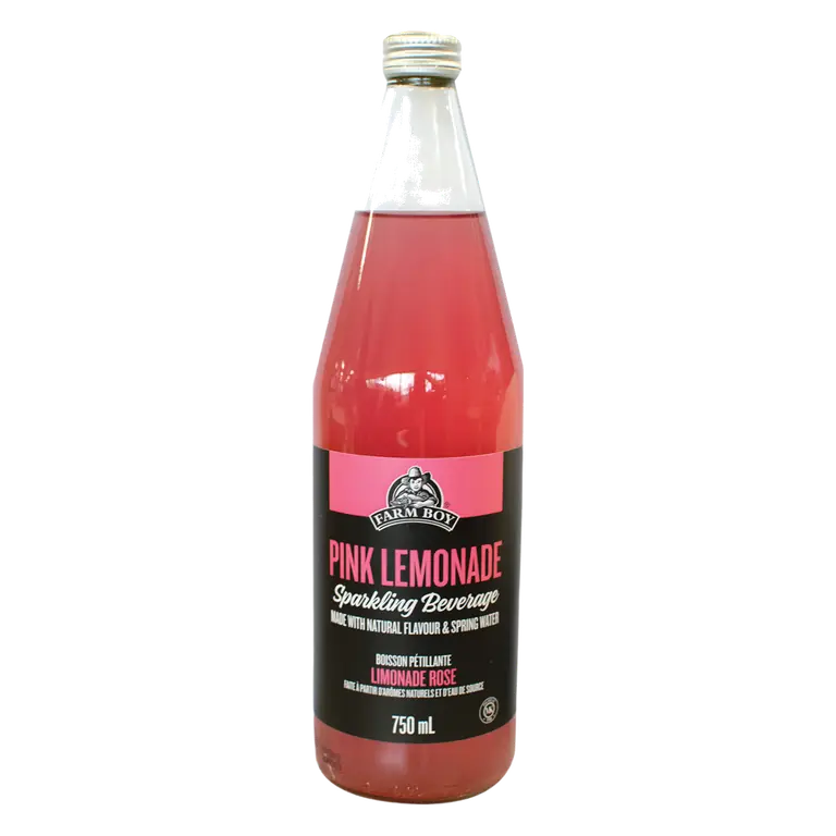 Farm Boy™ Pink Lemonade Sparkling Beverage (750 ml)