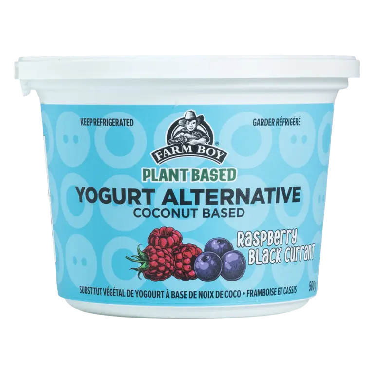Farm Boy™ Plant Based Coconut Based Raspberry BC Yogurt Alternative (500 g)