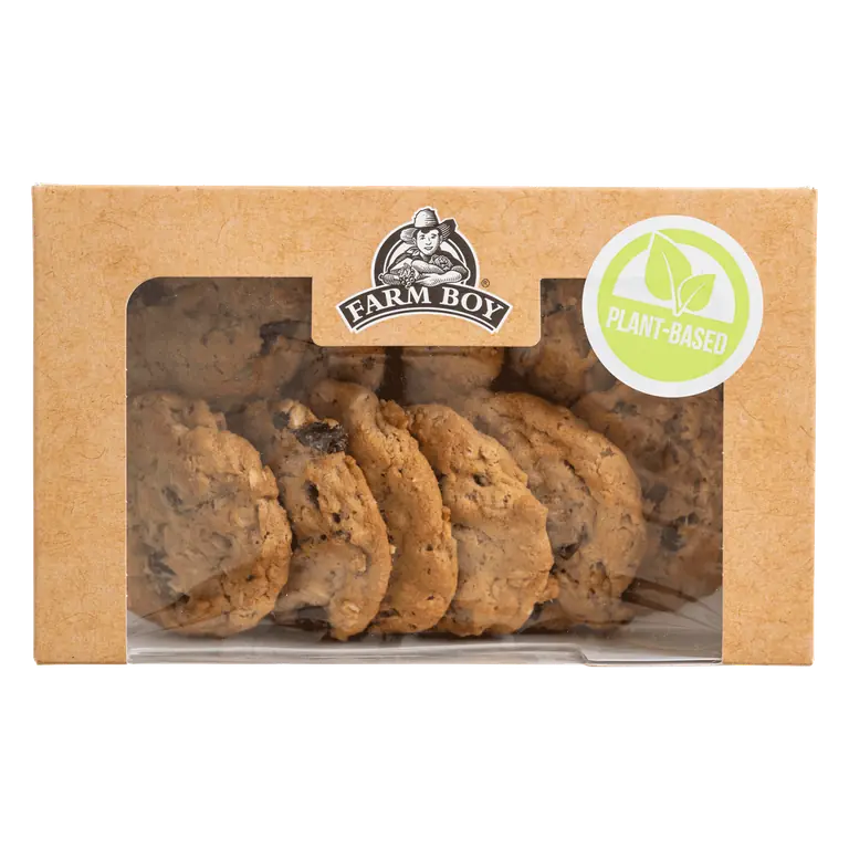 Plant-Based Oatmeal Raisin Cookies (12 per package)