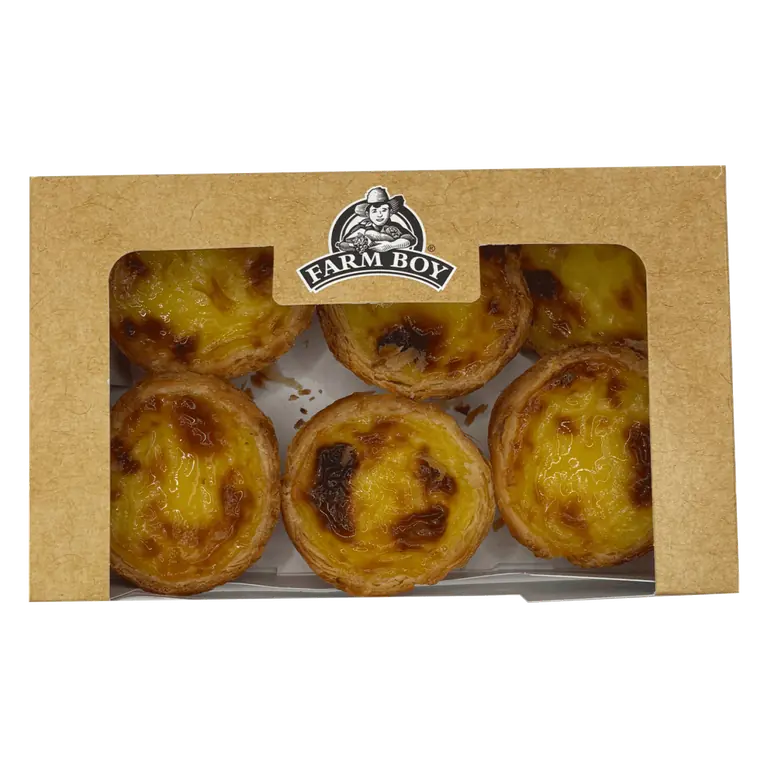 Portuguese Custard Tart (6 per package)