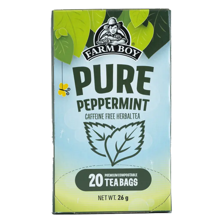 Farm Boy™ Pure Peppermint Caffeine Free Herbal Tea (20 ct)