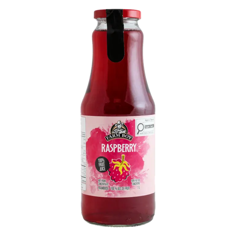 Farm Boy™ Raspberry 100% Fruit Juice (1 L)