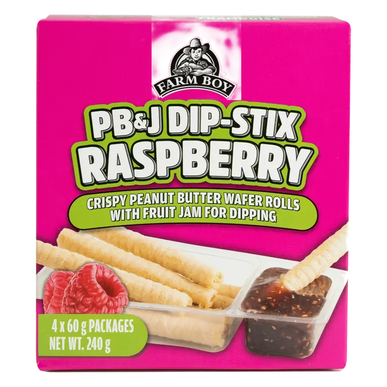 Farm Boy™ Raspberry PB&J Dip-Stix (4×60 g)