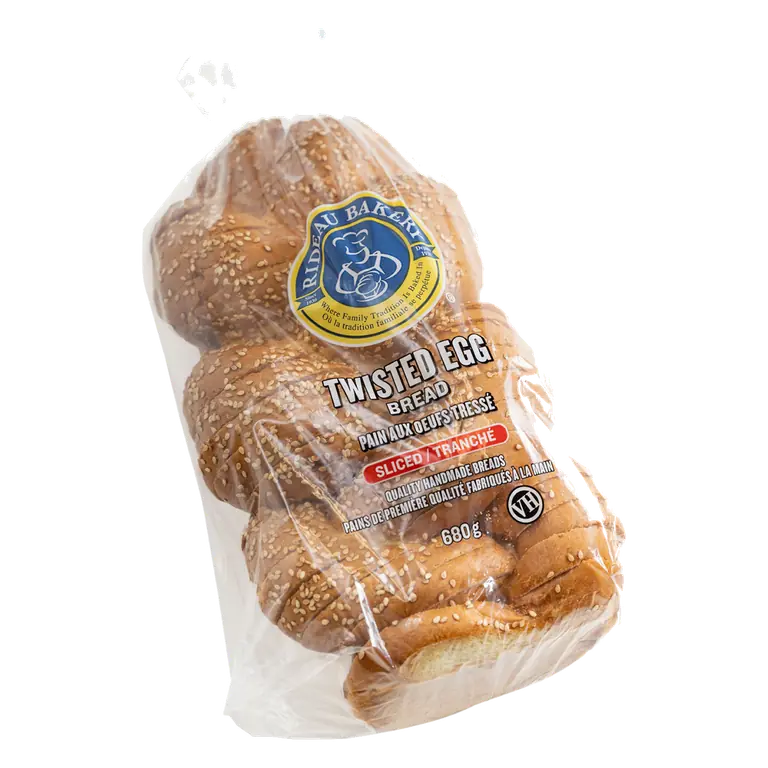 Rideau Bakery Sliced Twisted Egg Bread (680 g)