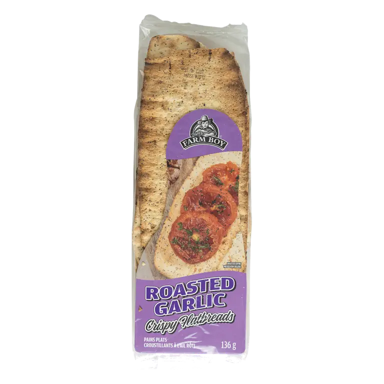 Farm Boy™ Roasted Garlic Crispy Flatbreads (136 g)