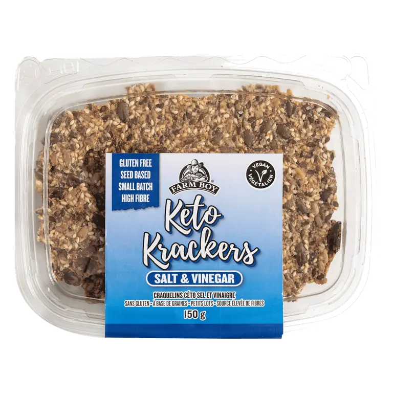 Farm Boy™ Salt & Vinegar Keto Krackers (150 g)