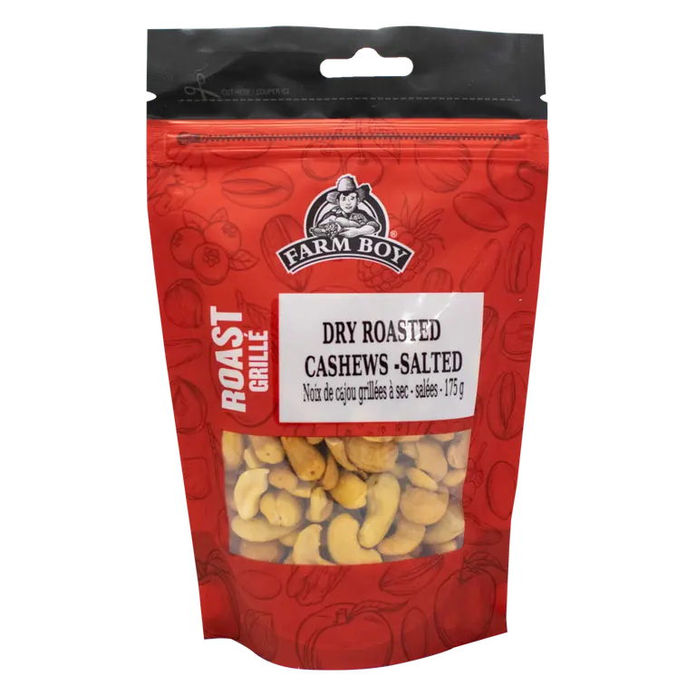 Farm Boy™ Salted Dry Roasted Cashews (175 g)