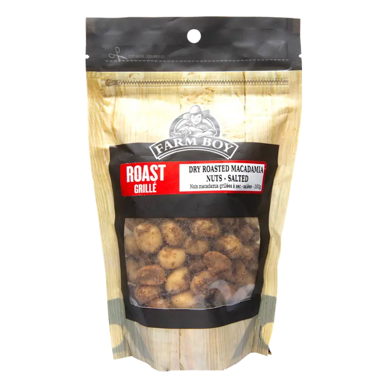Farm Boy™ Salted Dry Roasted Macadamia Nuts (160 g)