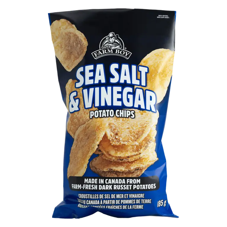 Farm Boy™ Sea Salt & Vinegar Potato Chips (185 g)