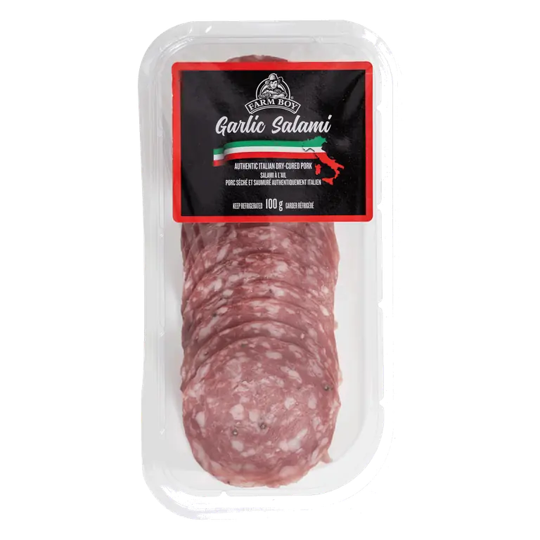 Farm Boy™ Sliced Packaged Garlic Salam (100 g)