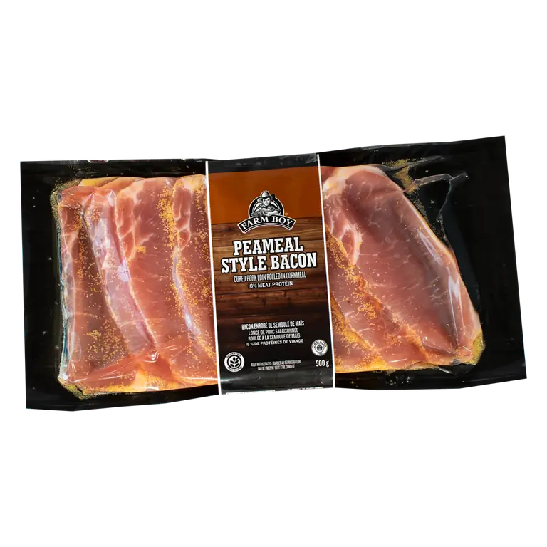Farm Boy™ Sliced Peameal-Style Bacon (500 g)
