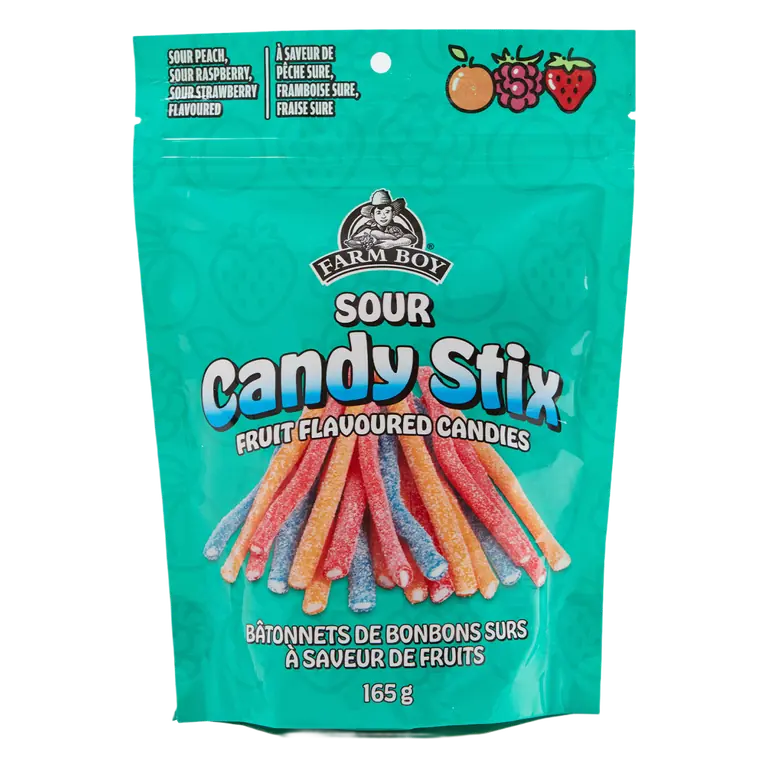 Farm Boy™ Sour Candy Stix Soft Candy (165 g)