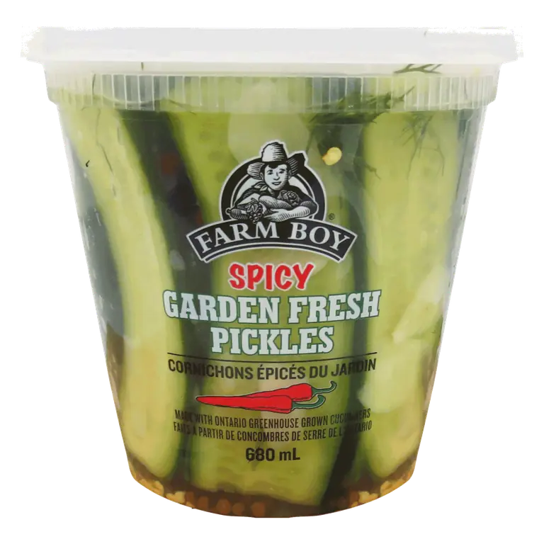 Farm Boy™ Spicy Garden Fresh Pickles (680 ml)