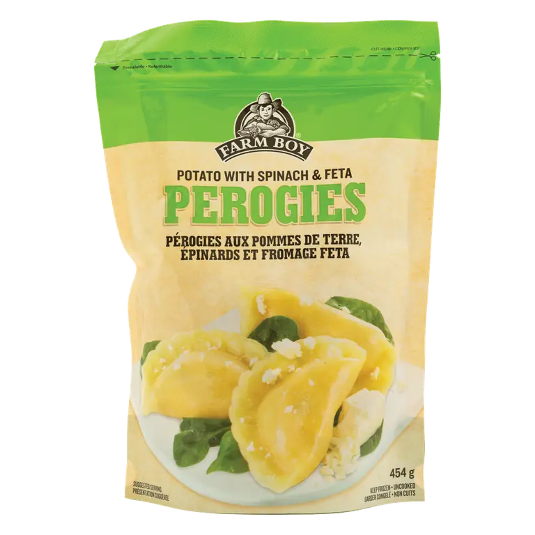 Farm Boy™ Spinach & Feta Frozen Perogies (454 g)