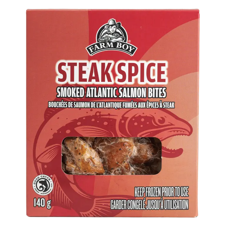 Farm Boy™ Steak Spice Smoked Atlantic Salmon Bites (140 g)