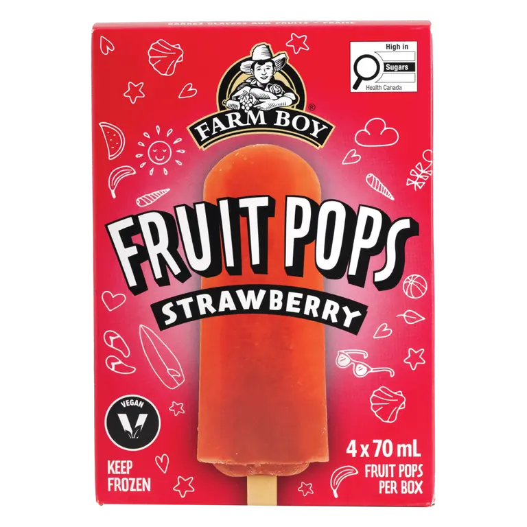 Farm Boy™ Strawberry Fruit Pops (280 ml)