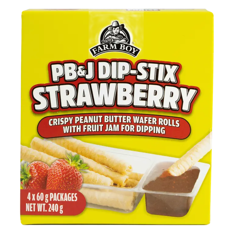 Farm Boy™ Strawberry PB&J Dip-Stix (4×60 g)