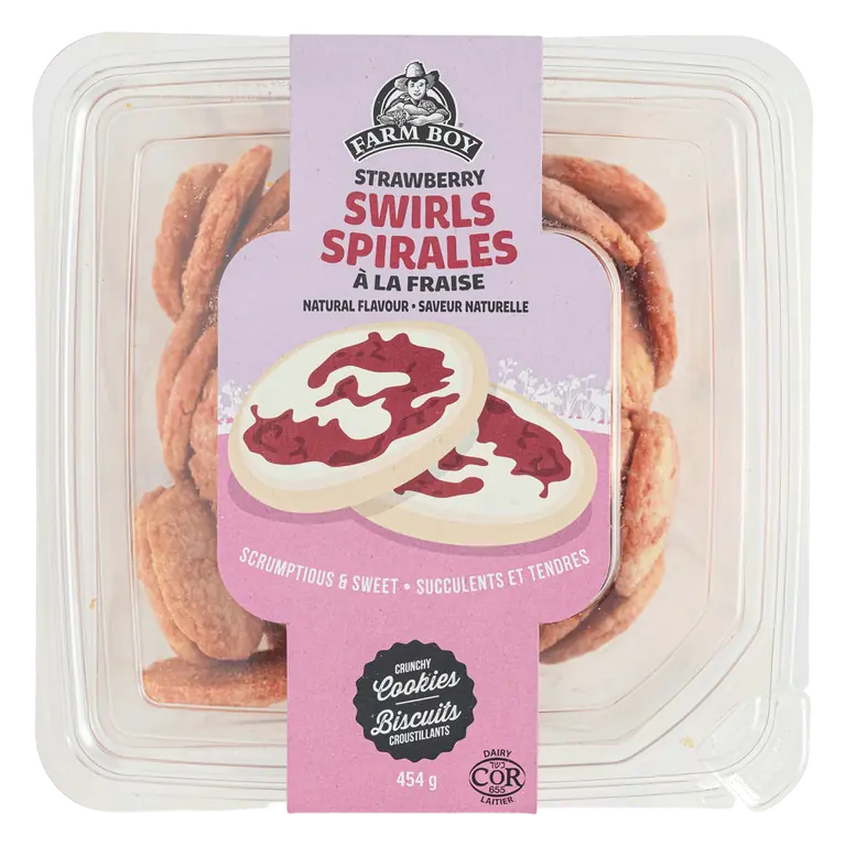 Farm Boy™ Strawberry Swirls Crunchy Cookies (454 g)