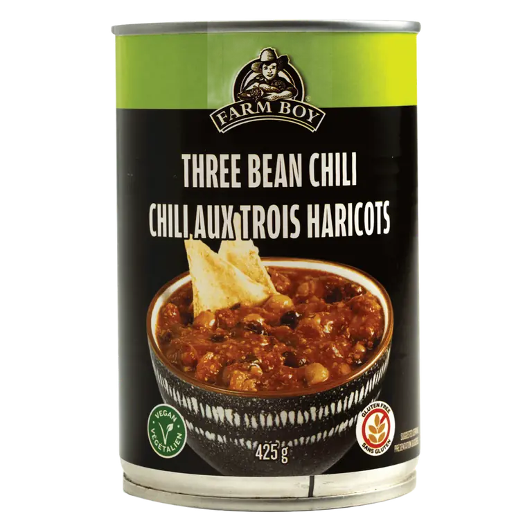 Farm Boy™ Three Bean Chili Canned Side Dish (425 g)