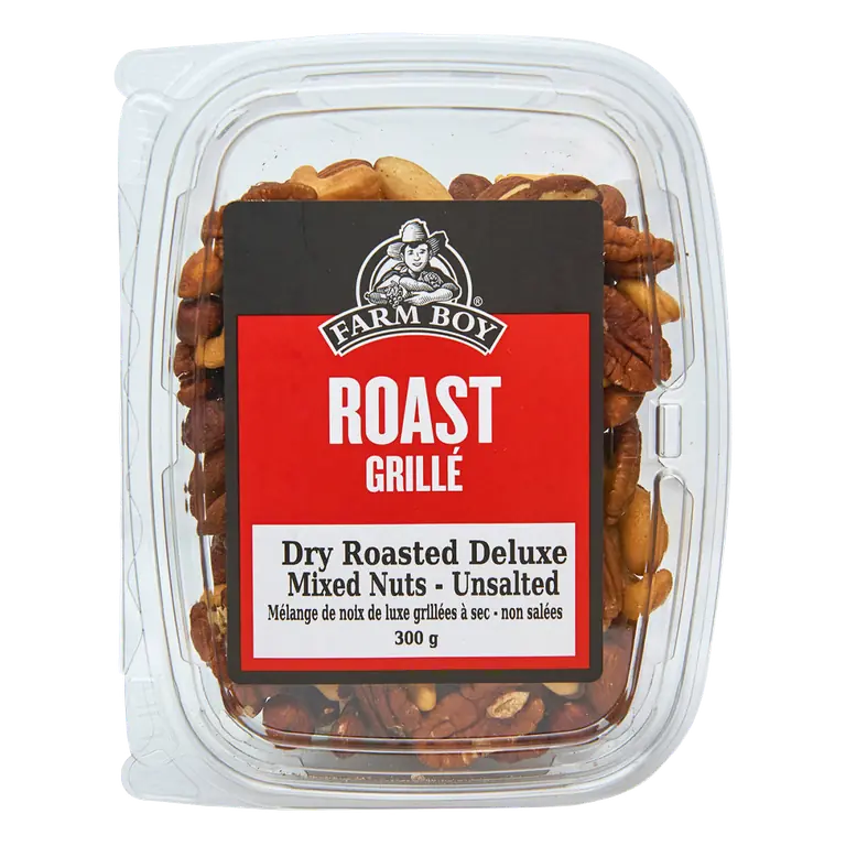 Farm Boy™ Unsalted Dry Roasted Mixed Nuts (300 g)