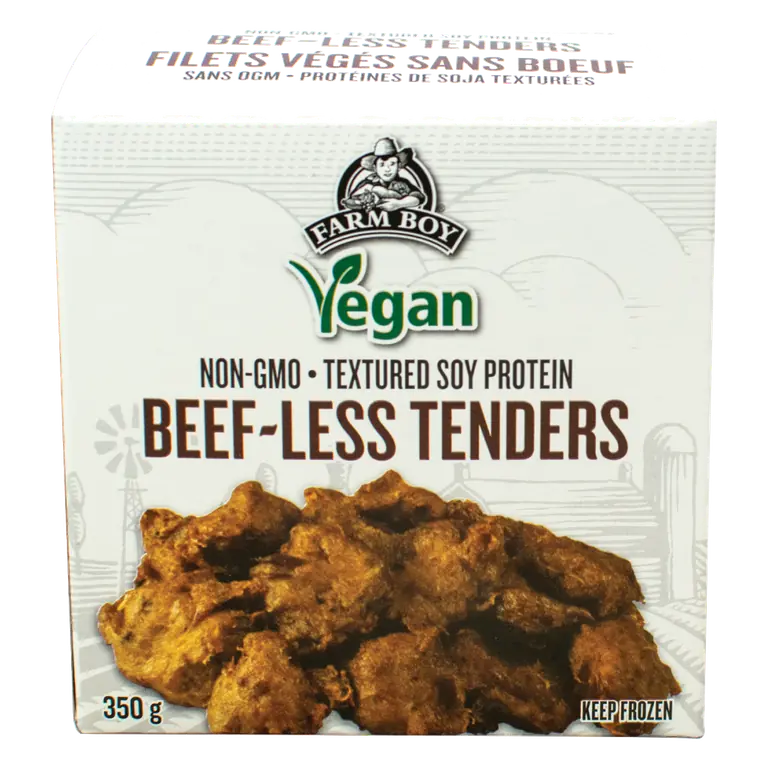 Farm Boy™ Vegan Beef-less Tenders Textured Soy Protein (350 g)