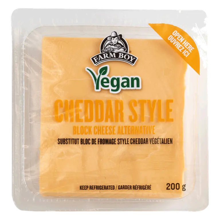 Farm Boy™ Vegan Cheddar-Style Block Cheese Alternative (200 g)