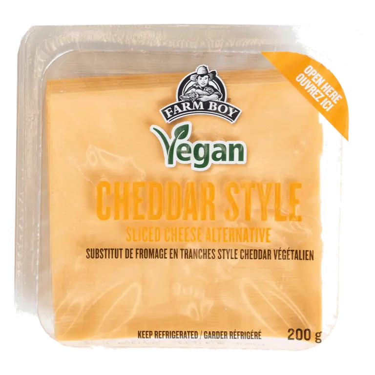 Farm Boy™ Vegan Cheddar-Style Sliced Cheese Alternative (200 g)