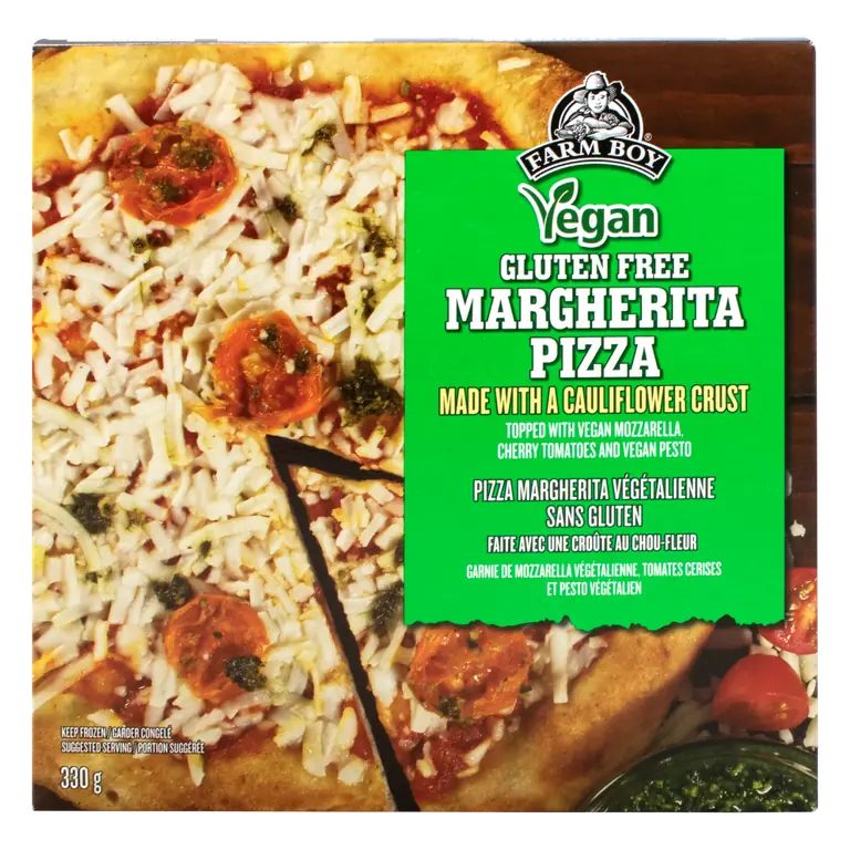Farm Boy™ Vegan Gluten-Free Margherita Frozen Pizza (330 g)