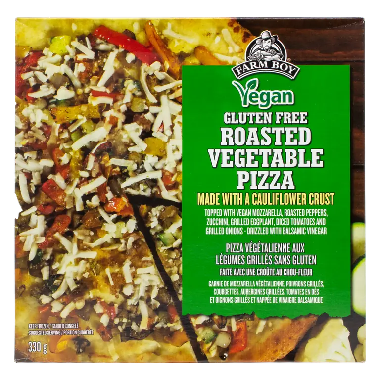 Farm Boy™ Vegan Gluten-Free Roasted Vegetable Frozen Pizza (330 g)