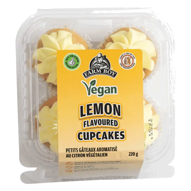 Farm Boy™ Vegan Lemon Flavoured Cupcakes (220 g)